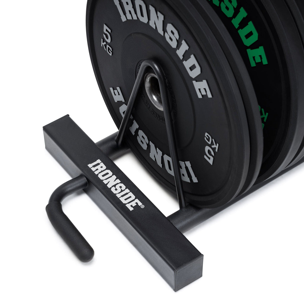 IRONSIDE Horizontal Olympic Bar & Plate Rack Gym Storage IRONSIDE FITNESS CANADA