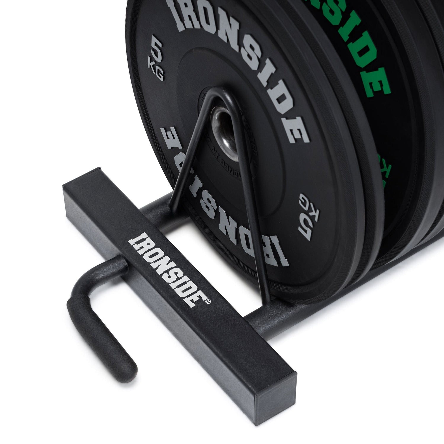 IRONSIDE Horizontal Olympic Bar & Plate Rack Gym Storage IRONSIDE FITNESS CANADA