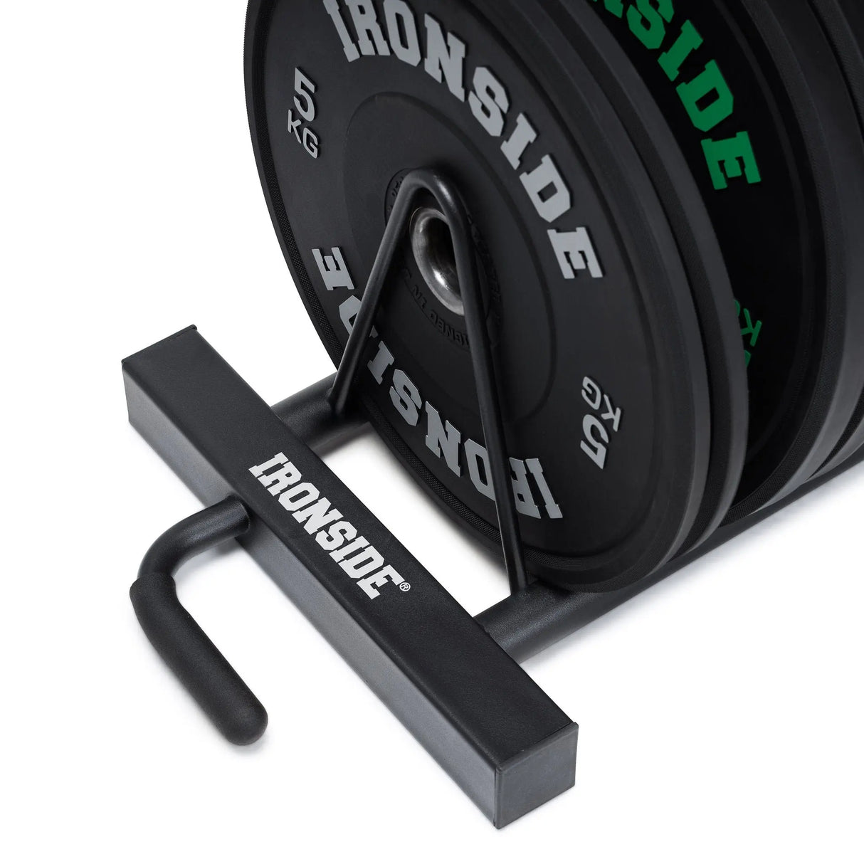 IRONSIDE Horizontal Olympic Bar & Plate Rack Gym Storage IRONSIDE FITNESS CANADA