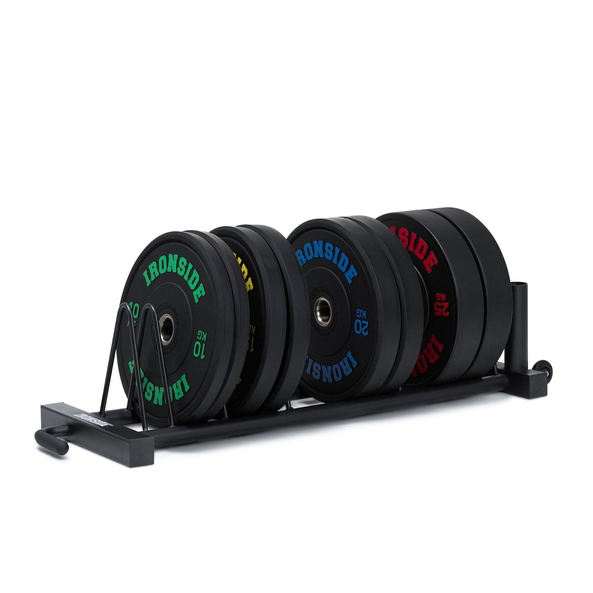 IRONSIDE Horizontal Olympic Bar & Plate Rack Gym Storage IRONSIDE FITNESS CANADA