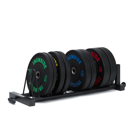 IRONSIDE Horizontal Olympic Bar & Plate Rack Gym Storage IRONSIDE FITNESS CANADA