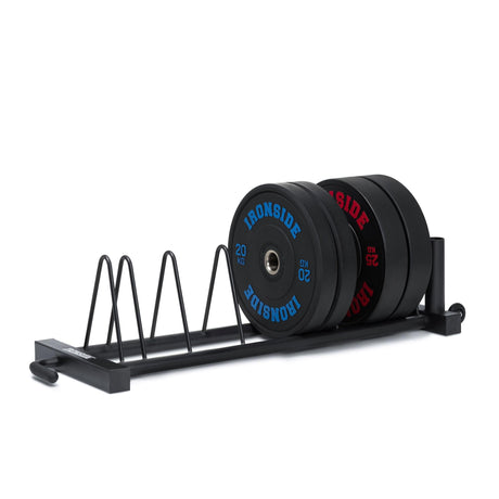 IRONSIDE Horizontal Olympic Bar & Plate Rack Gym Storage IRONSIDE FITNESS CANADA