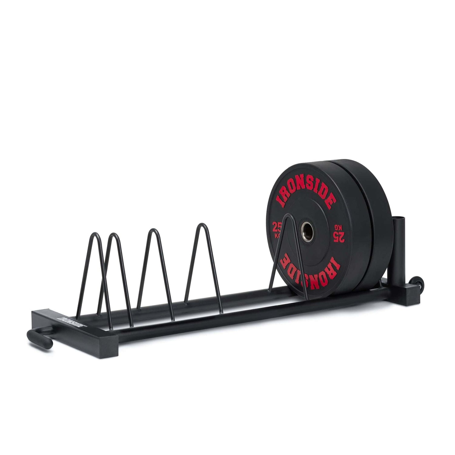 IRONSIDE Horizontal Olympic Bar & Plate Rack Gym Storage IRONSIDE FITNESS CANADA