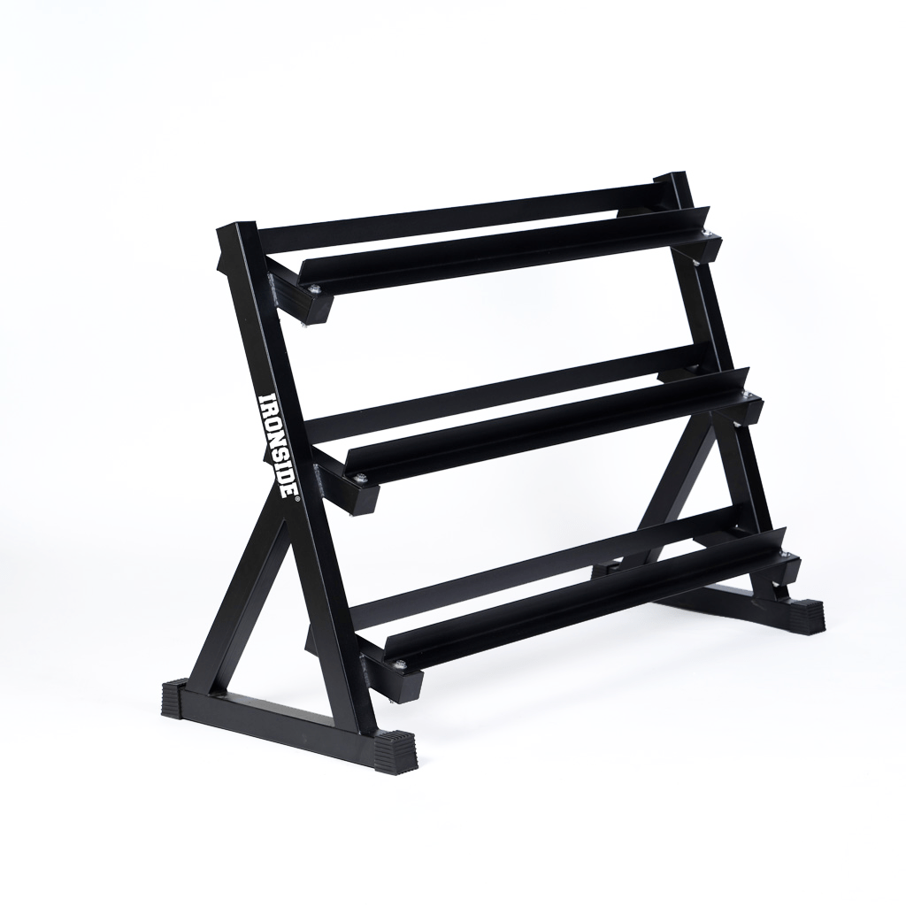 IRONSIDE Horizontal Dumbbell Storage Rack Gym Storage IRONSIDE FITNESS CANADA