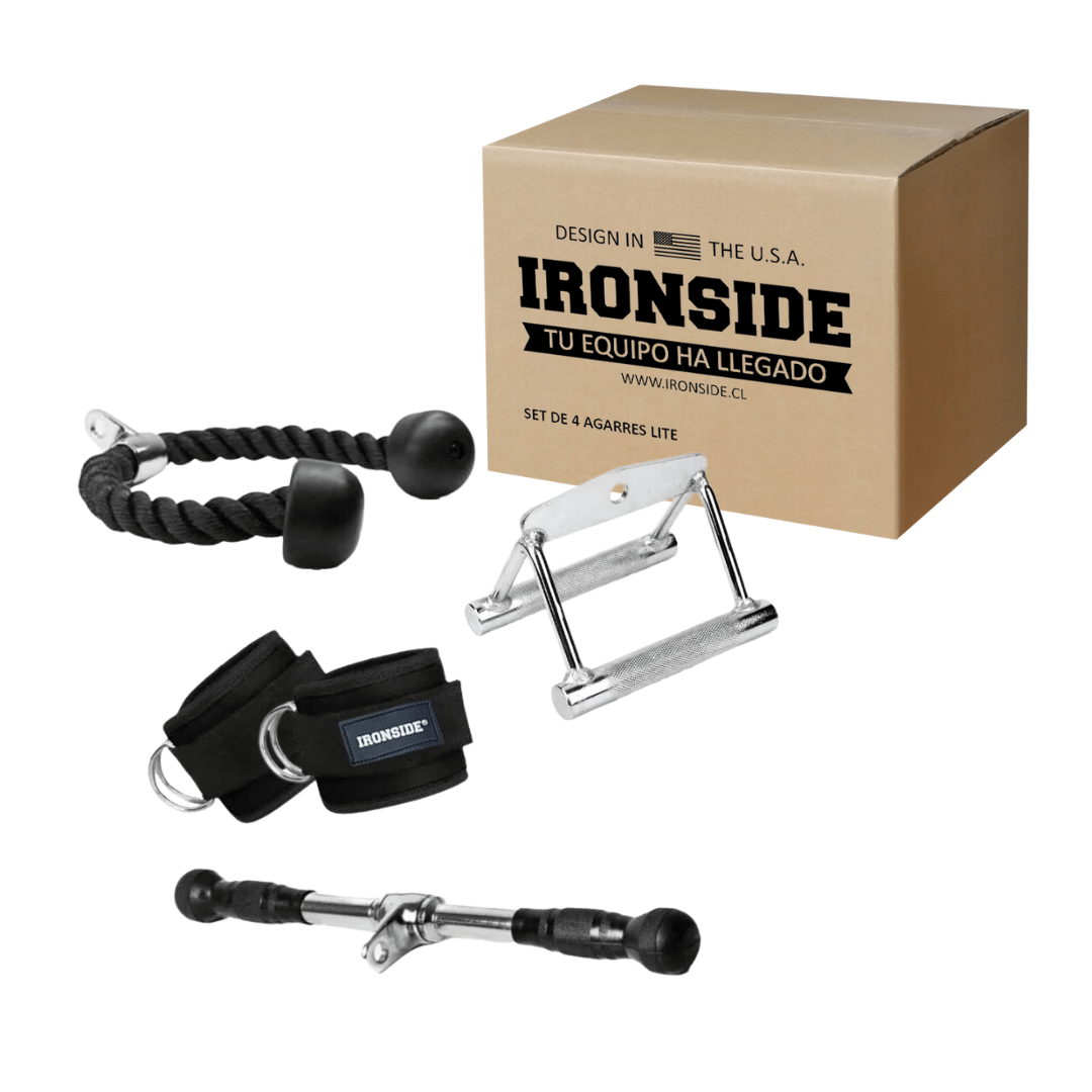IRONSIDE LITE 4-Piece Cable Handle Set Training Accessories IRONSIDE FITNESS CANADA