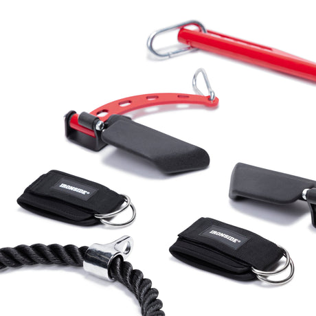 IRONSIDE Set of 3 PRO Cable Attachments Training Accessories IRONSIDE FITNESS CANADA