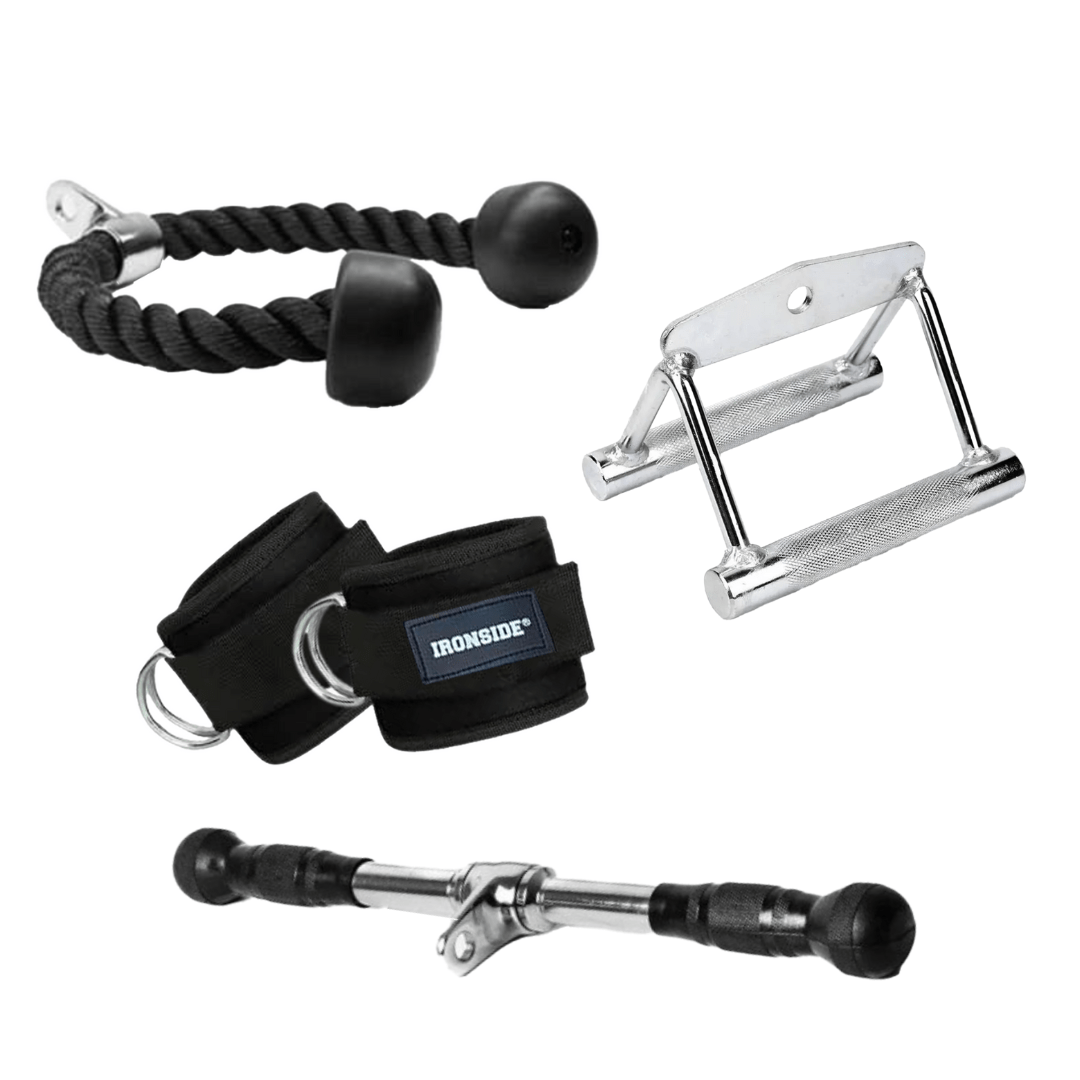 IRONSIDE LITE 4-Piece Cable Handle Set Training Accessories IRONSIDE FITNESS CANADA
