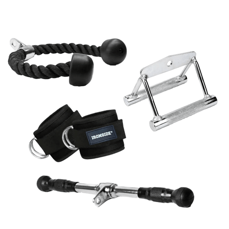 IRONSIDE LITE 4-Piece Cable Handle Set Training Accessories IRONSIDE FITNESS CANADA