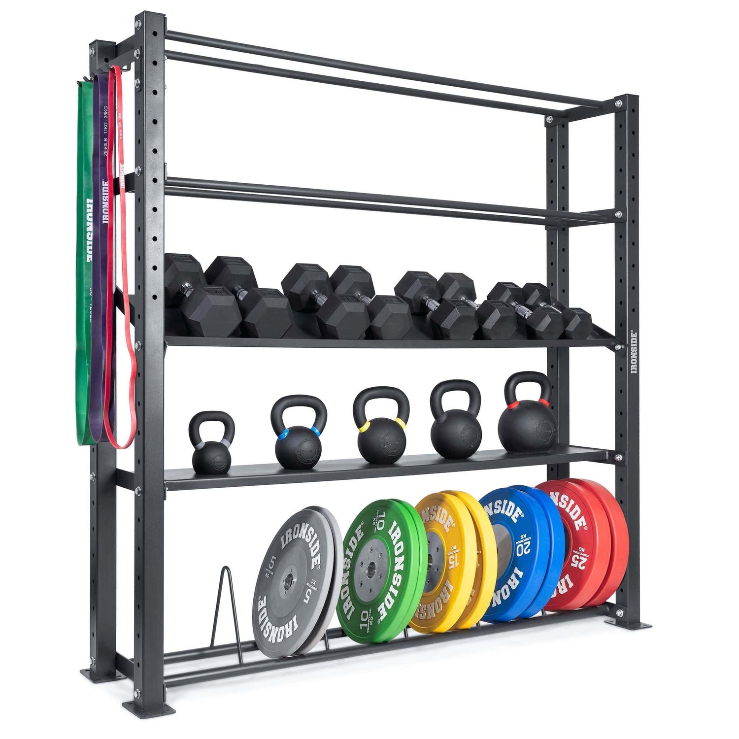 IRONSIDE Multi Storage Rack Gym Storage IRONSIDE FITNESS CANADA