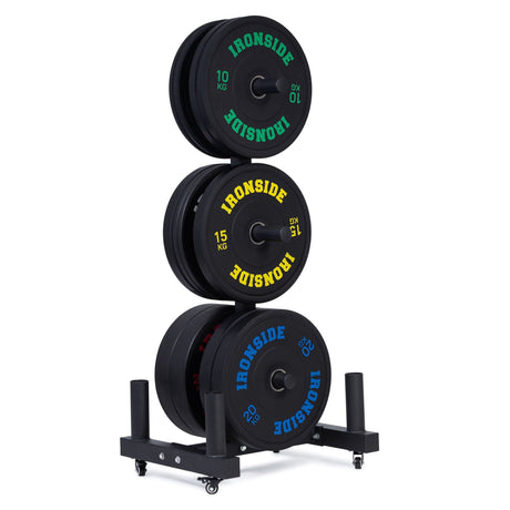 IRONSIDE Olympic Plate & Barbell Rack Gym Storage IRONSIDE FITNESS CANADA
