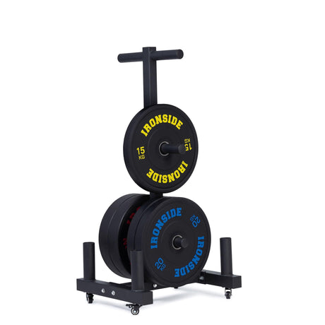 IRONSIDE Olympic Plate & Barbell Rack Gym Storage IRONSIDE FITNESS CANADA