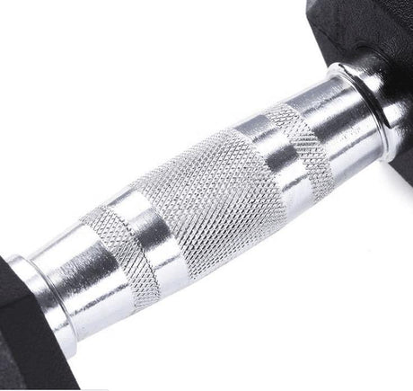 IRONSIDE Rubber Hex Dumbbells 5–100 lb (Single) Dumbbells IRONSIDE FITNESS CANADA