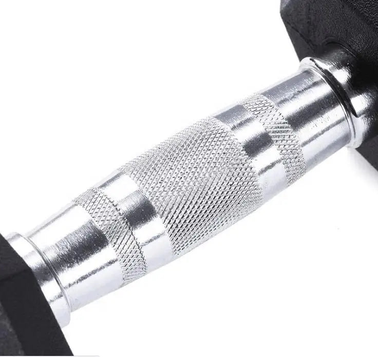 IRONSIDE Rubber Hex Dumbbells 5 to 100 lb (Single) Dumbbells IRONSIDE FITNESS CANADA