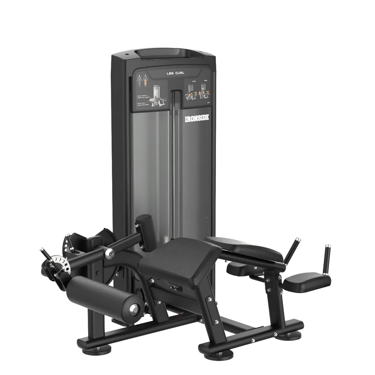 IRONSIDE Luxe Prone Leg Curl Machine Strength Machines IRONSIDE FITNESS CANADA