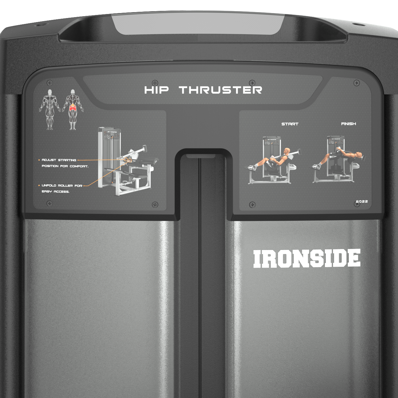 IRONSIDE Luxe Hip Thruster Strength Machines IRONSIDE FITNESS CANADA