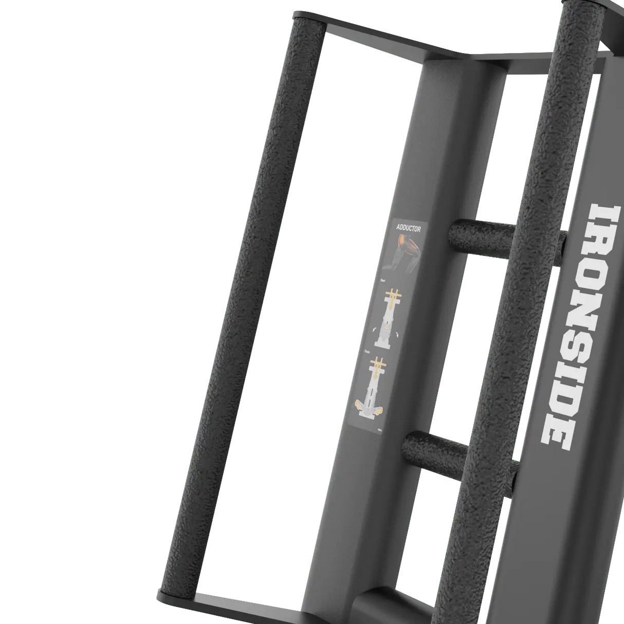 IRONSIDE Luxe Plate-Loaded Standing Abductor Strength Machines IRONSIDE FITNESS CANADA