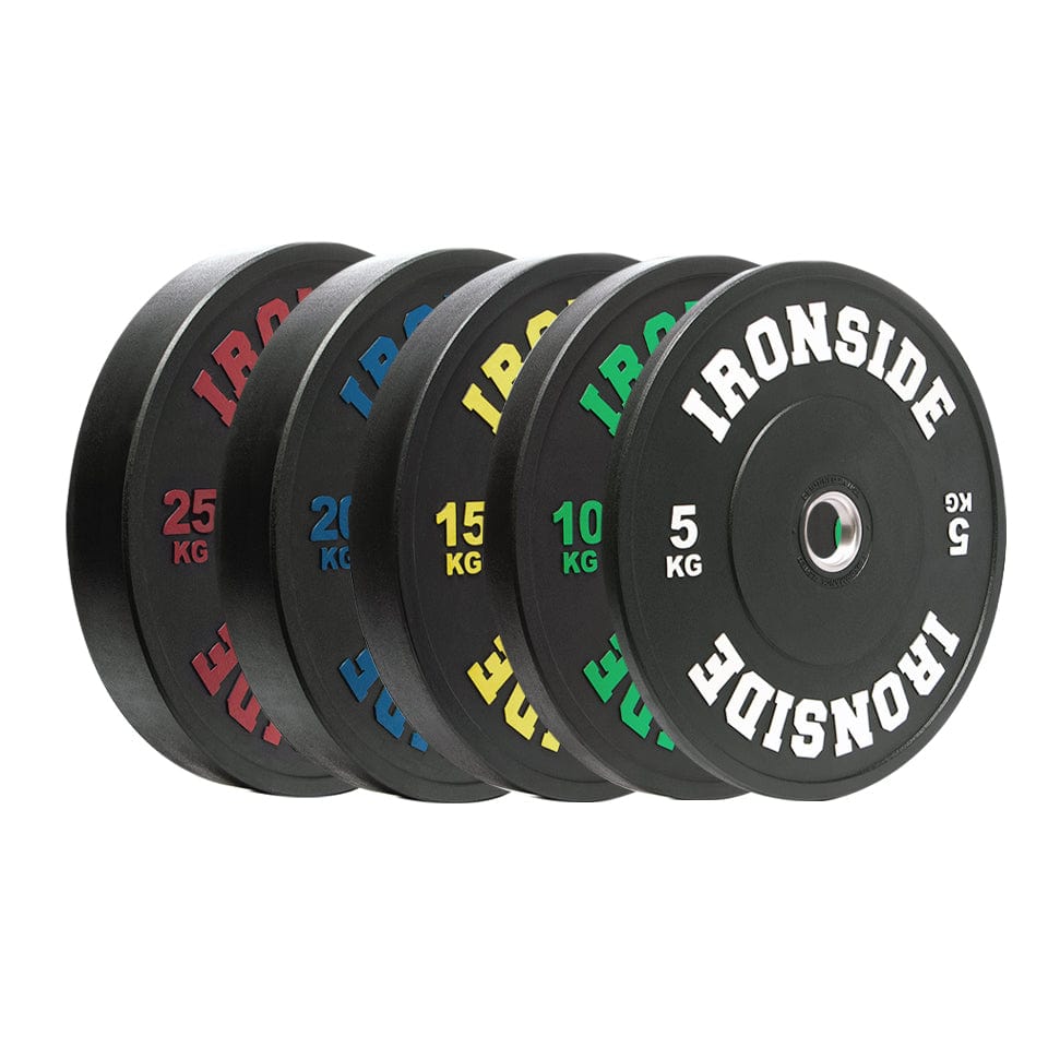 IRONSIDE PRO Bumper Plates (KG) Olympic Weight Plates IRONSIDE FITNESS CANADA Pack 150 KG