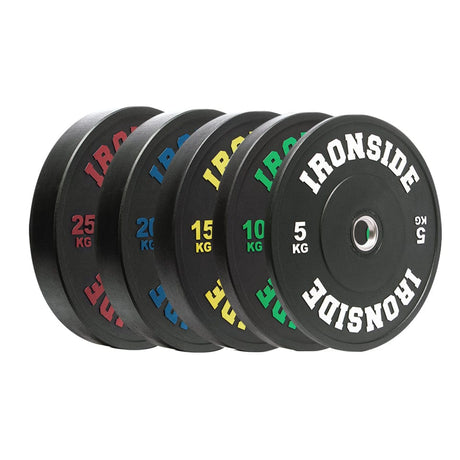 IRONSIDE PRO Bumper Plates (KG) Olympic Weight Plates IRONSIDE FITNESS CANADA Pack 150 KG