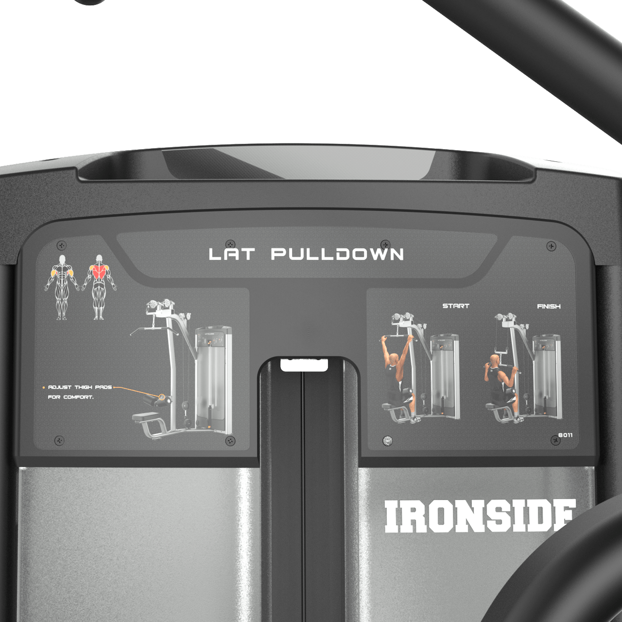 IRONSIDE Luxe Lat Pulldown Machine Strength Machines IRONSIDE FITNESS CANADA