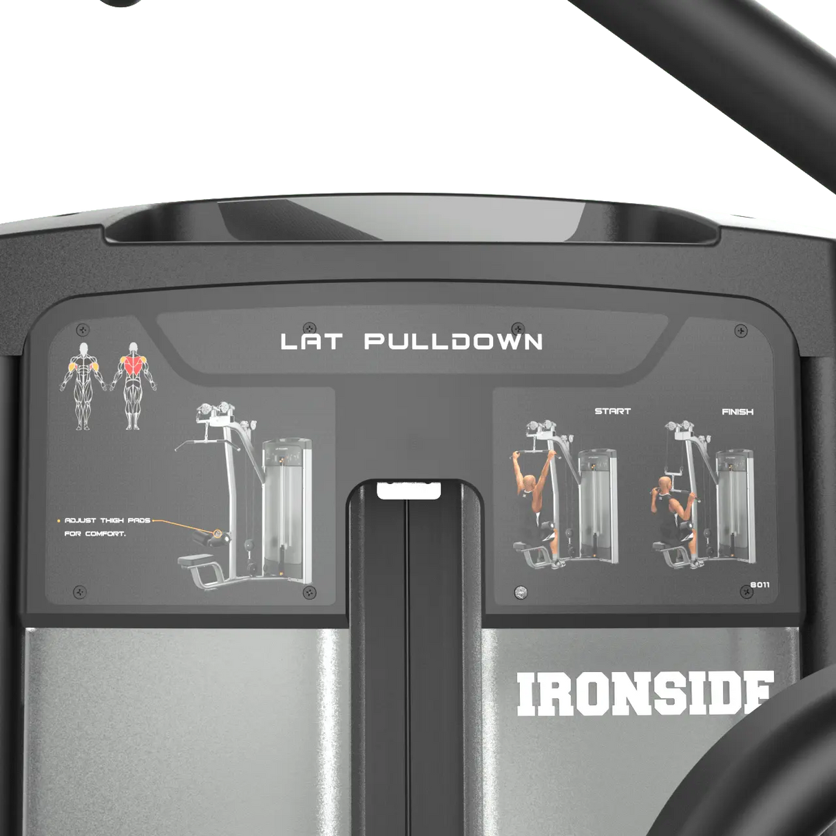 IRONSIDE Luxe Lat Pulldown Machine Strength Machines IRONSIDE FITNESS CANADA