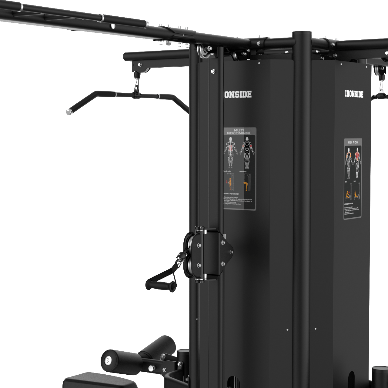 IRONSIDE Luxe 8-Stack Multi Station Strength Machines IRONSIDE FITNESS CANADA