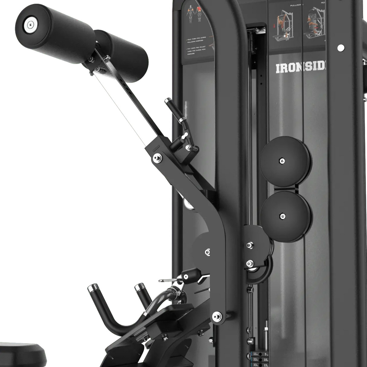 IRONSIDE Luxe Dual Lat Pulldown and Seated Row Machine Strength Machines IRONSIDE FITNESS CANADA