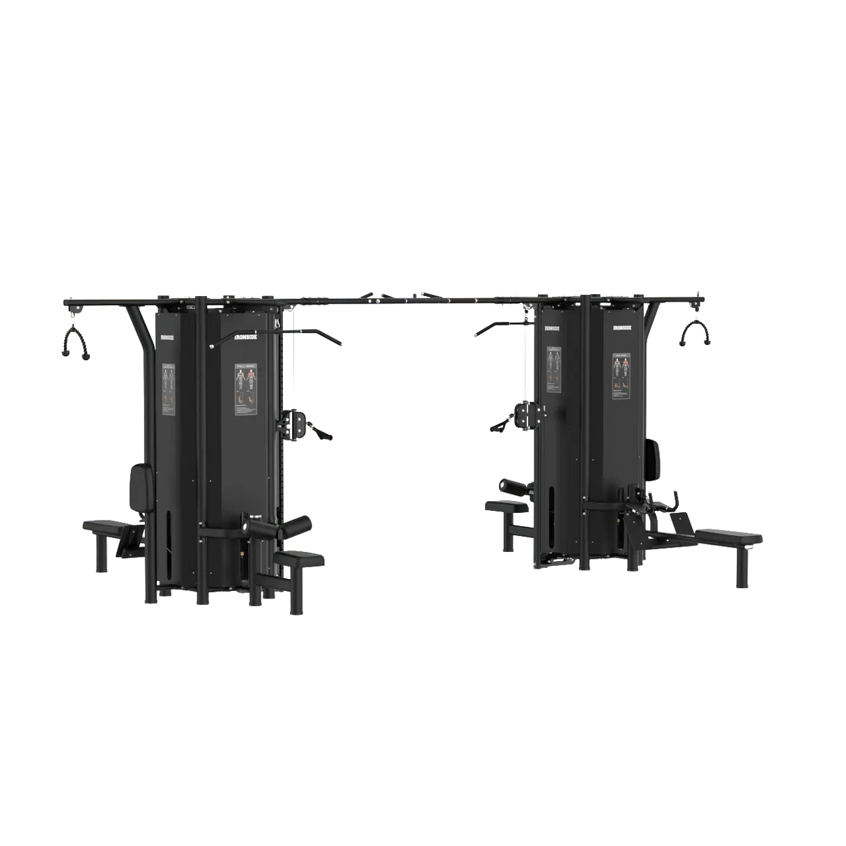 IRONSIDE Luxe 8-Stack Multi Station Strength Machines IRONSIDE FITNESS CANADA
