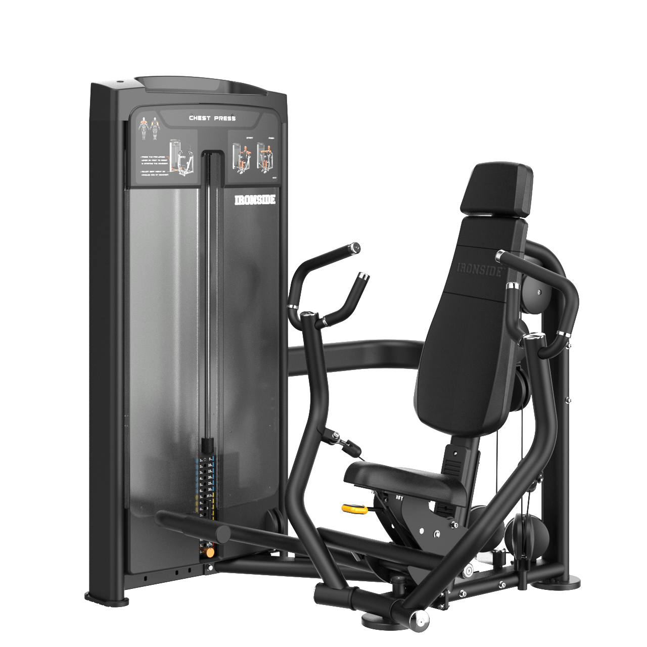 IRONSIDE Luxe Iso-Lateral Chest Press Strength Machines IRONSIDE FITNESS CANADA