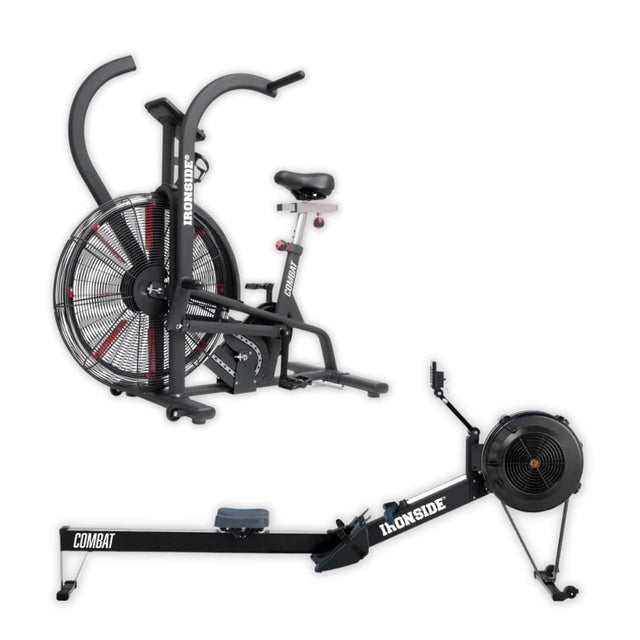 IRONSIDE Combat Rower + ECHO Air Bike Pack Cardio Machines IRONSIDE FITNESS CANADA