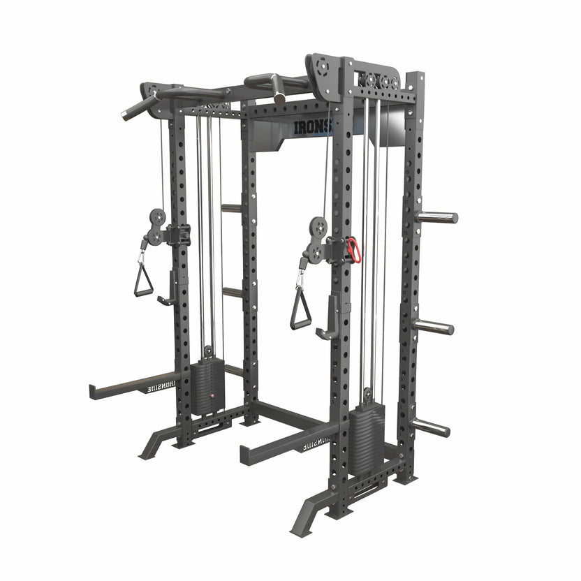 IRONSIDE Power Rack with Cable System Strength Machines IRONSIDE FITNESS CANADA