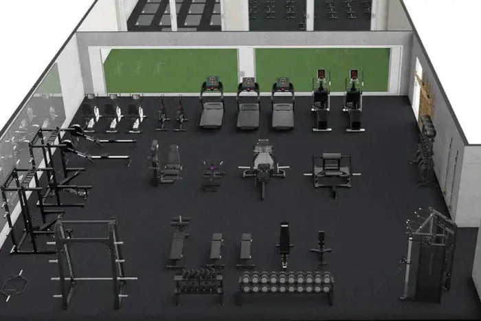 Ironside Commercial gym equipment setup for schools and universities in Canada
