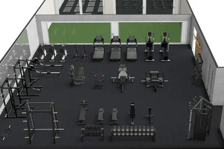 Ironside Commercial gym equipment setup for schools and universities in Canada