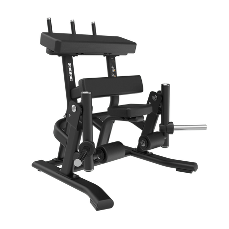IRONSIDE Luxe Plate-Loaded Standing Leg Curl for hypertrophy training