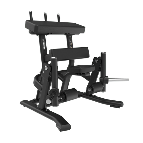 IRONSIDE Luxe Plate-Loaded Standing Leg Curl for hypertrophy training