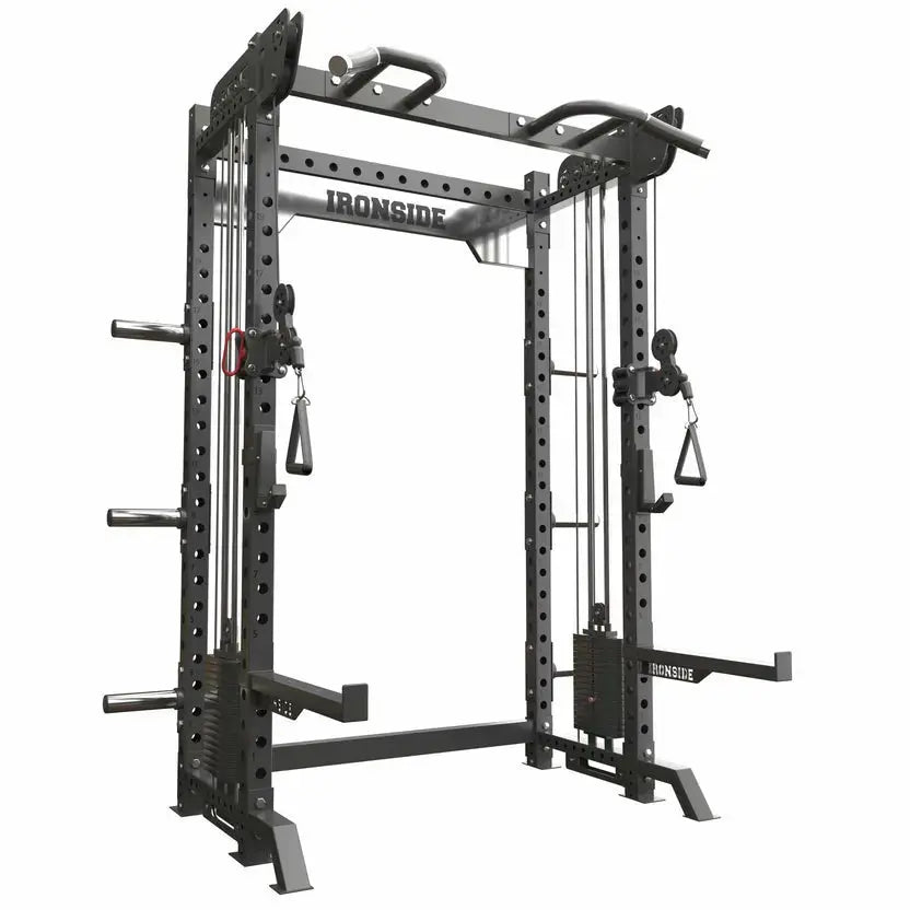 IRONSIDE Power Rack with Cable System - core of a serious garage gym