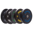 IRONSIDE Hi-Temp bumper plate set, 260 lb of Olympic weight plates