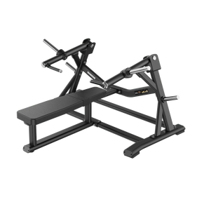 IRONSIDE Luxe Plate-Loaded Flat Bench Press – flat weight bench for a fitness centre