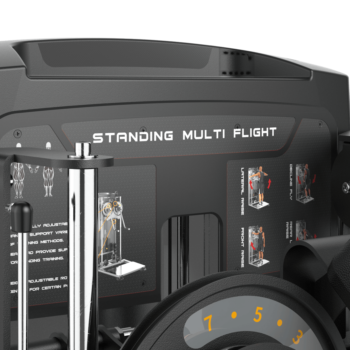 IRONSIDE Luxe Standing Multi-Station Chest Fly Machine