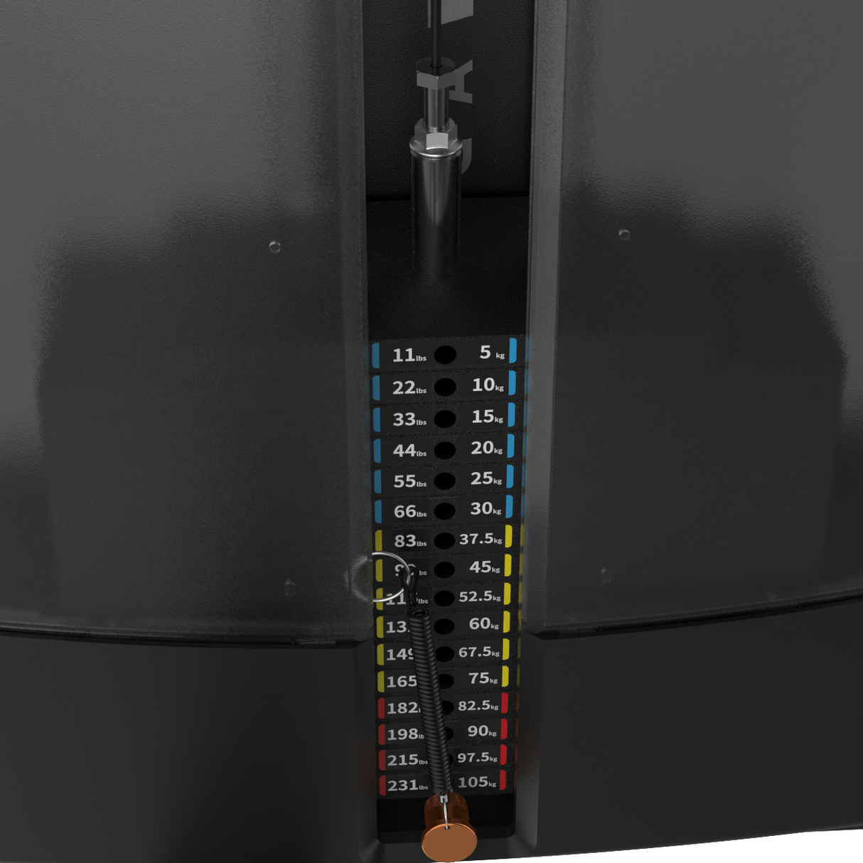 IRONSIDE Luxe Dual Lat Pulldown and Seated Row Machine