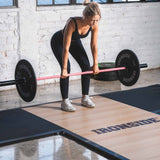 IRONSIDE Wooden Platform Floor for Weightlifting — commercial gym floor covering for fitness centres and universities
