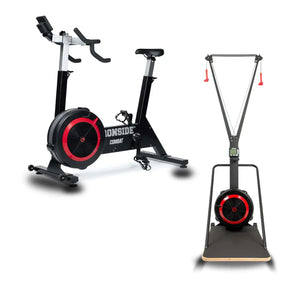 IRONSIDE Erg Bike + Ski Erg Combo — machine cardio pour salles d'entraînement d'hôtel et salles de conditionnement de condo