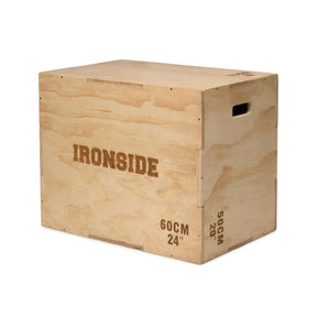 Boîte pliométrique 3 en 1 en bois IRONSIDE