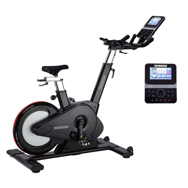 IRONSIDE Commercial Luxe Spinning Bike Chronos Cardio Machines IRONSIDE FITNESS CANADA