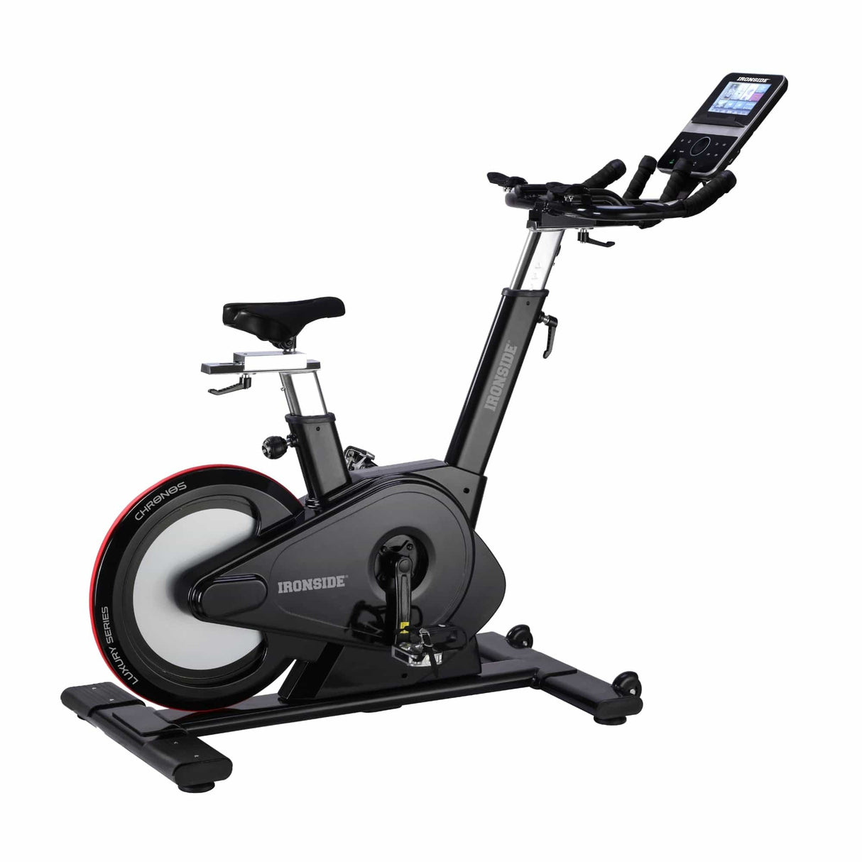 IRONSIDE Commercial Luxe Spinning Bike Chronos Cardio Machines IRONSIDE FITNESS CANADA