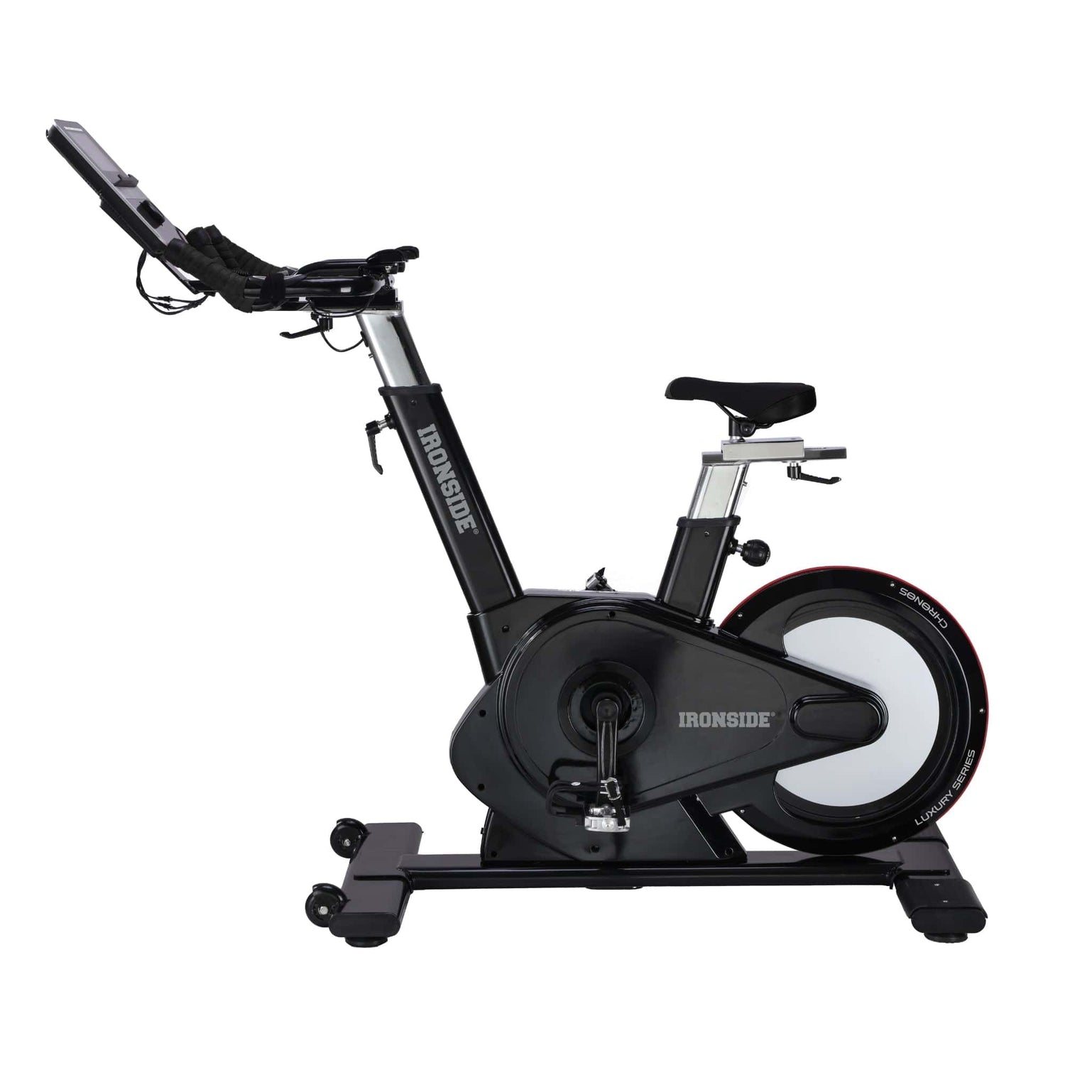 IRONSIDE Commercial Luxe Spinning Bike Chronos Cardio Machines IRONSIDE FITNESS CANADA
