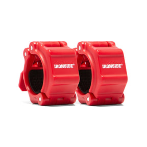 Paire de colliers de barre PRO rouges IRONSIDE
