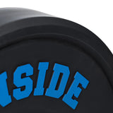 IRONSIDE Pro Bumper Olympic plate 45 lb - logo detail