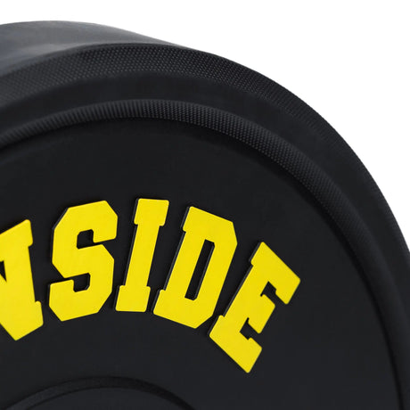 IRONSIDE Pro Bumper Olympic plate 35 lb - logo detail