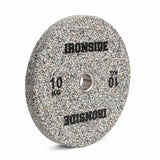 IRONSIDE Grind Olympic bumper plate 10 kg - angled view