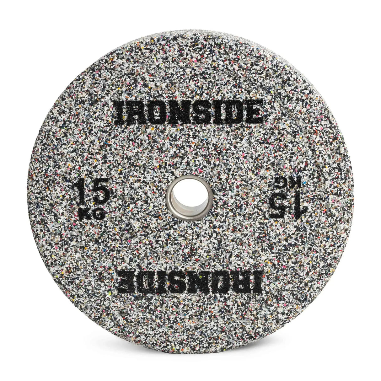 IRONSIDE Grind Olympic bumper plate 15 kg - front view